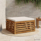 Zitkussen 70x70x5 cm polyester wit