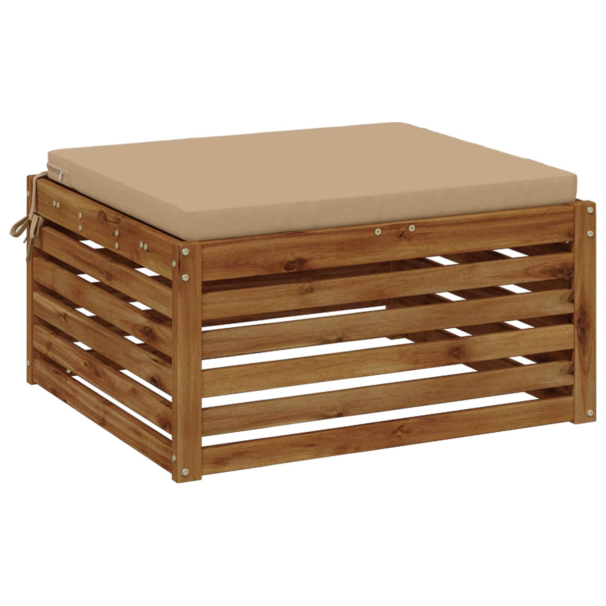 1-Piece Zitkussen SOEST 100% Polyester Zand 60 x 60 x 5 cm