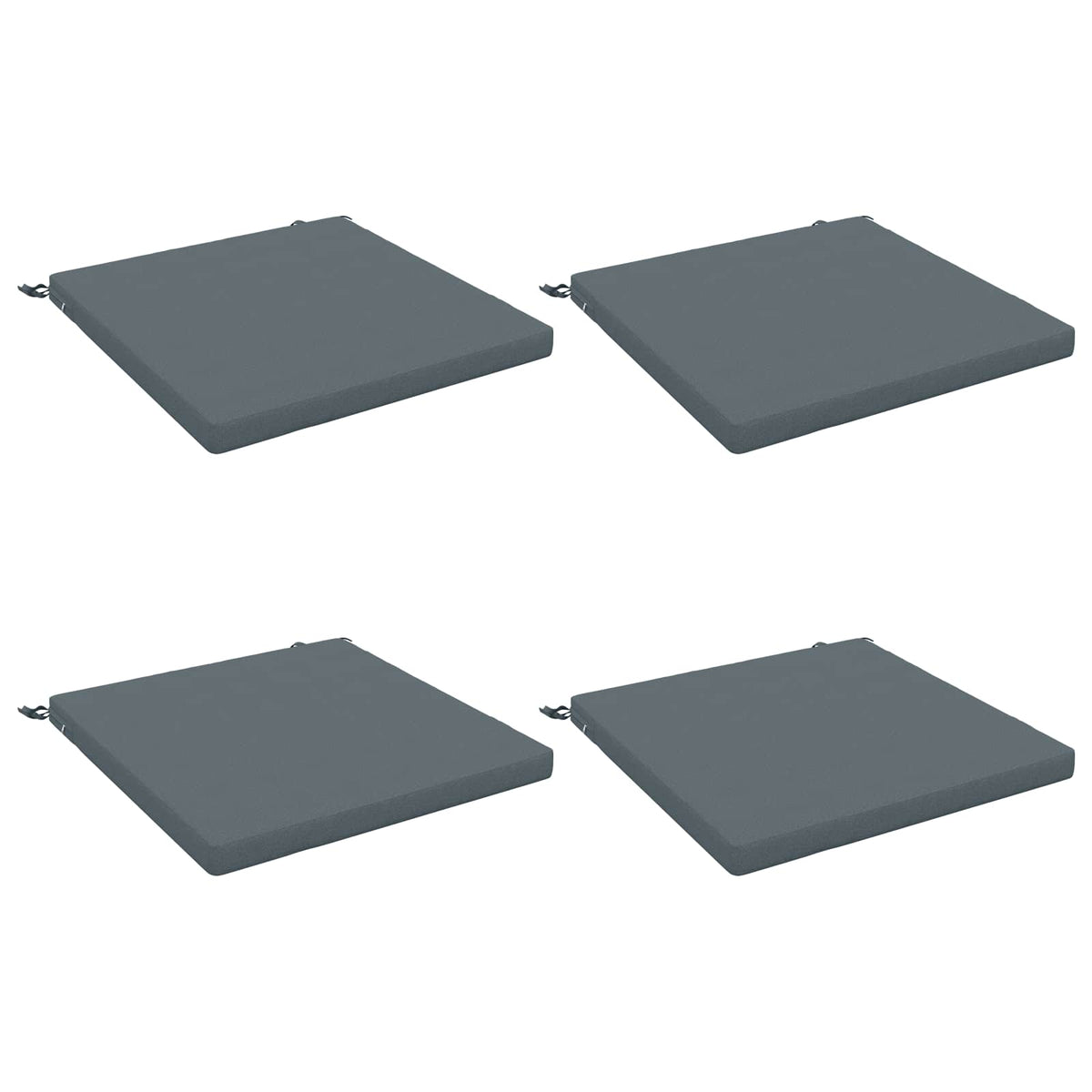 4-Piece Zitkussens SOEST 4 st 100% Polyester Blauw