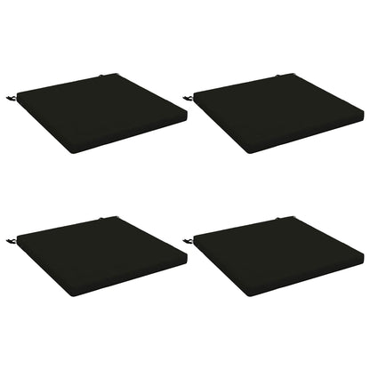 4-Piece Zitkussens SOEST 4 st 100% Polyester Zwart