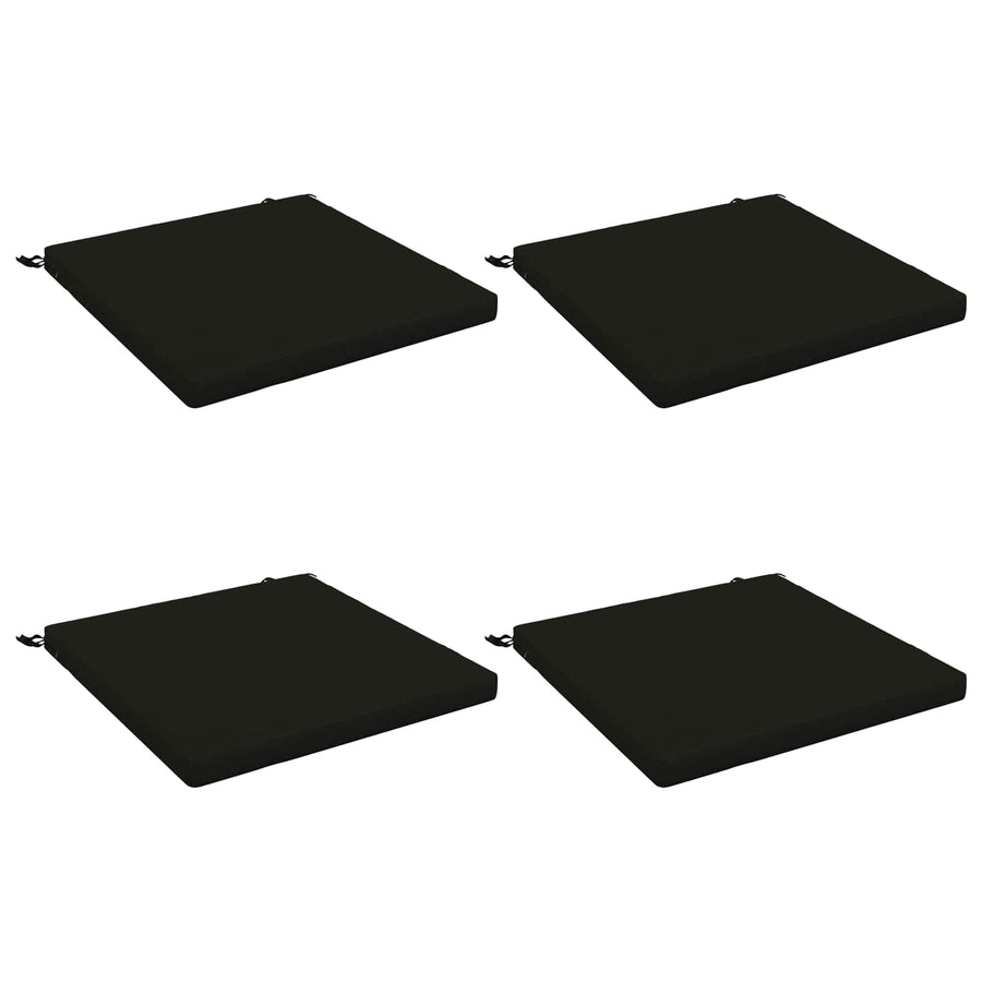4-Piece Zitkussens SOEST 4 st 100% Polyester Zwart