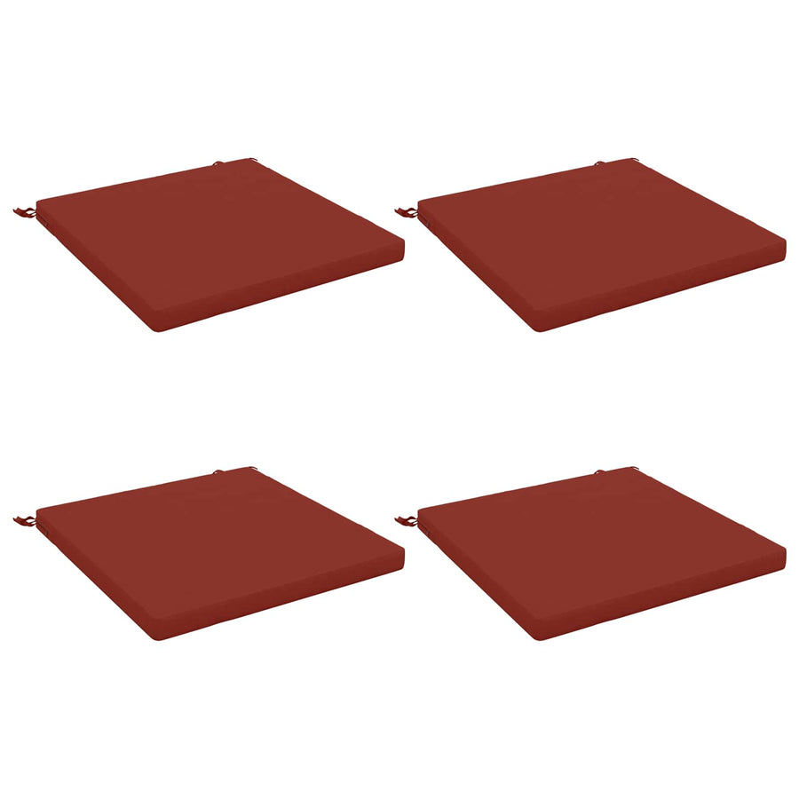 4-Piece Zitkussens SOEST 4 st 100% Polyester Rood