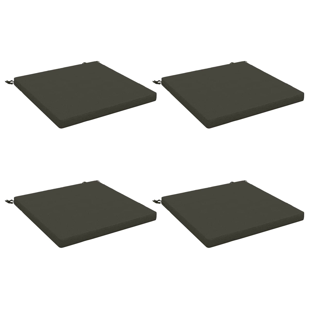 4-Piece Zitkussens SOEST 4 st 100% Polyester Antraciet