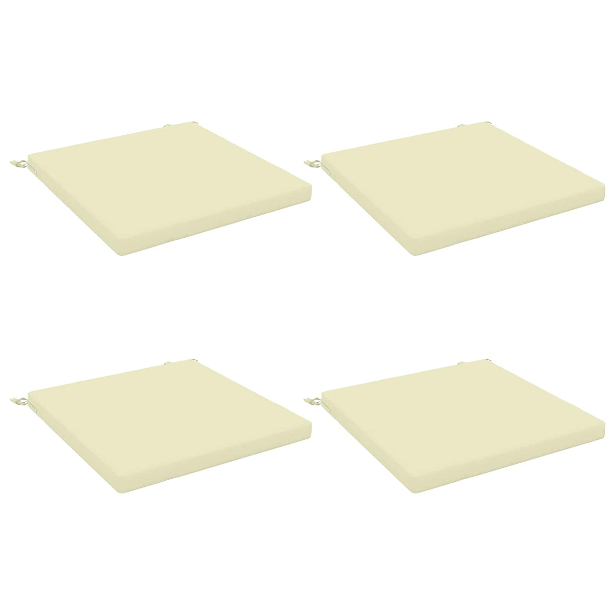 4-Piece Zitkussens SOEST 4 st 100% Polyester Crèmekleurig