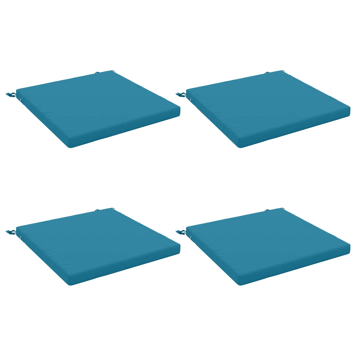 4-Piece Zitkussens SOEST 4 st 100% Polyester Lichtblauw