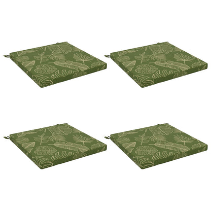 4-Piece Zitkussens SOEST 4 st 100% Polyester Bladontwerp