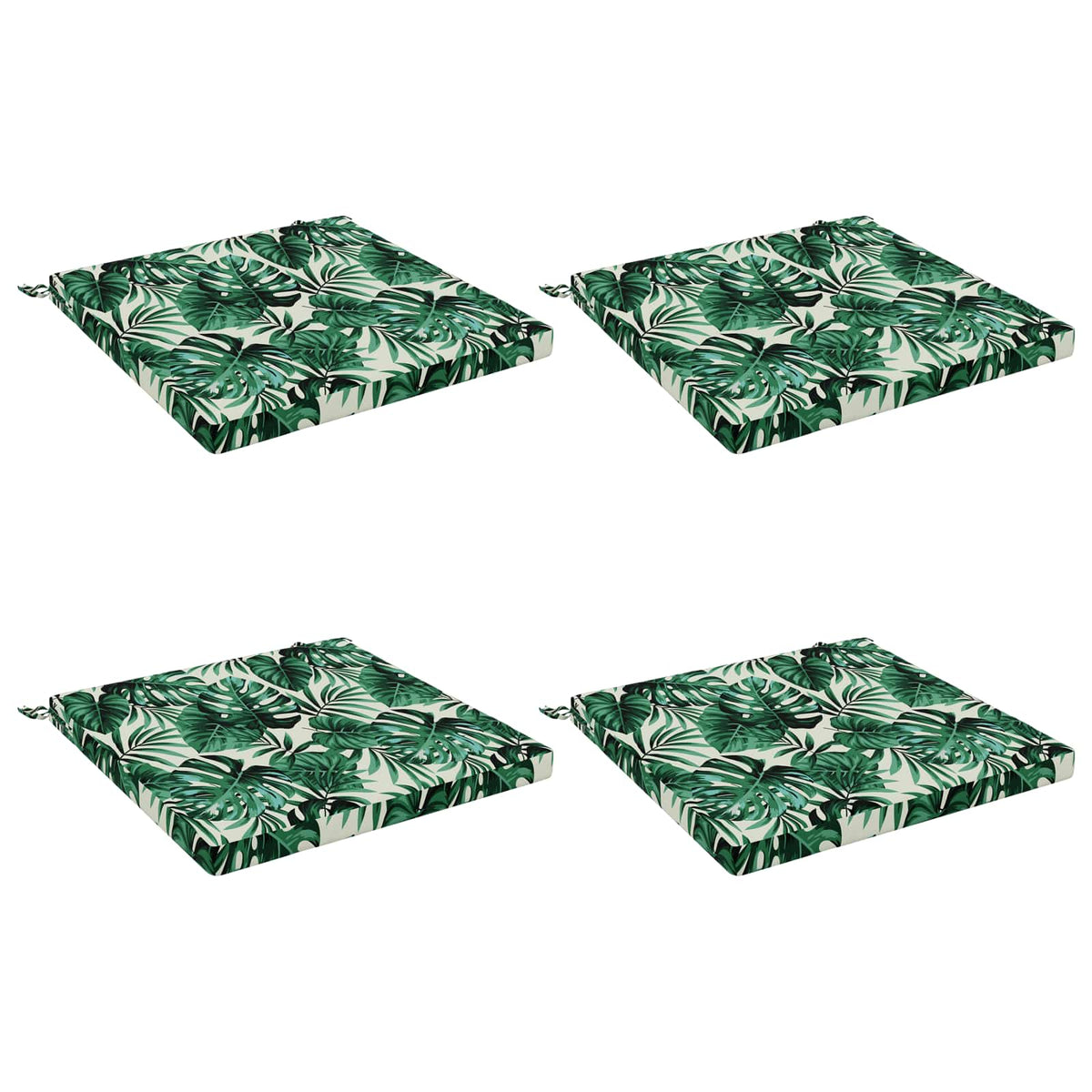 4-Piece Zitkussens SOEST 4 st 100% Polyester Bladpatroon