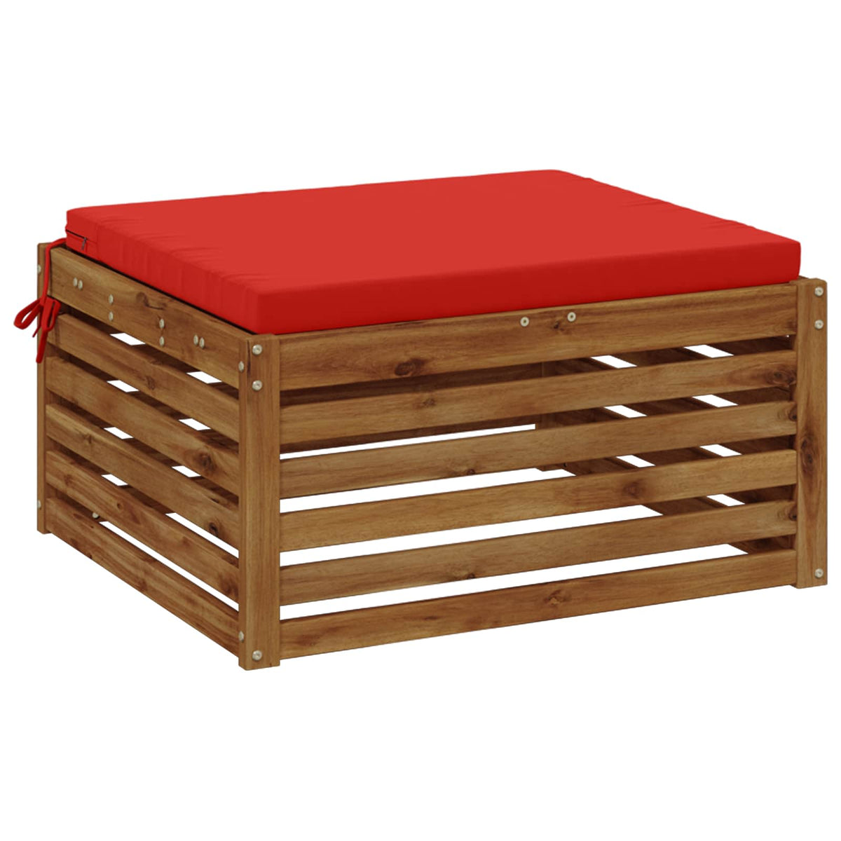 1-Piece Zitkussen SOEST 100% Polyester Rood 60 x 60 x 5 cm