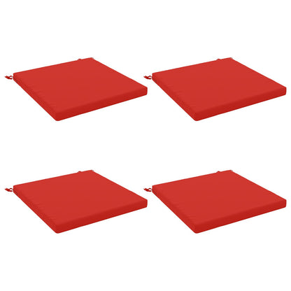 4-Piece Zitkussens SOEST 4 st 100% Polyester Rood