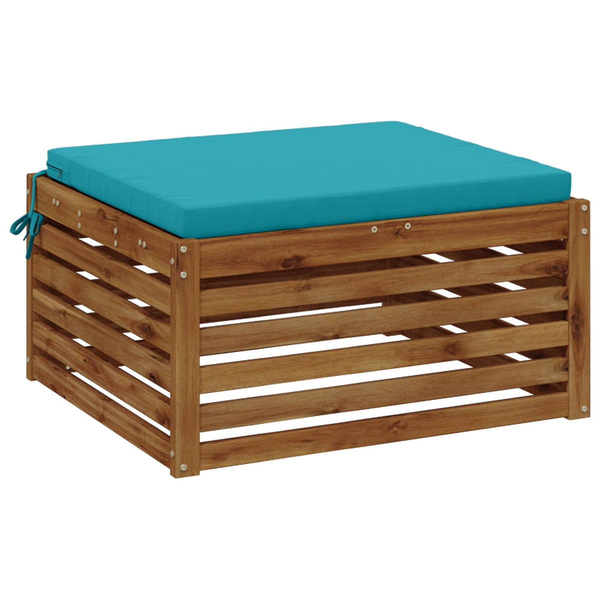 1-Piece Zitkussen SOEST 100% Polyester Turquoise 60 x 60 x 5 cm