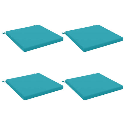 4-Piece Zitkussens SOEST 4 st 100% Polyester Turquoise