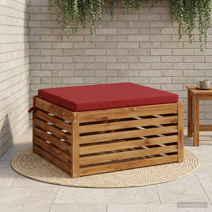 1-Piece Zitkussen SOEST 100% Polyester Wijnrood 60 x 60 x 5 cm