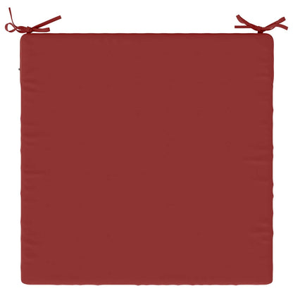 1-Piece Zitkussen SOEST 100% Polyester Wijnrood 60 x 60 x 5 cm