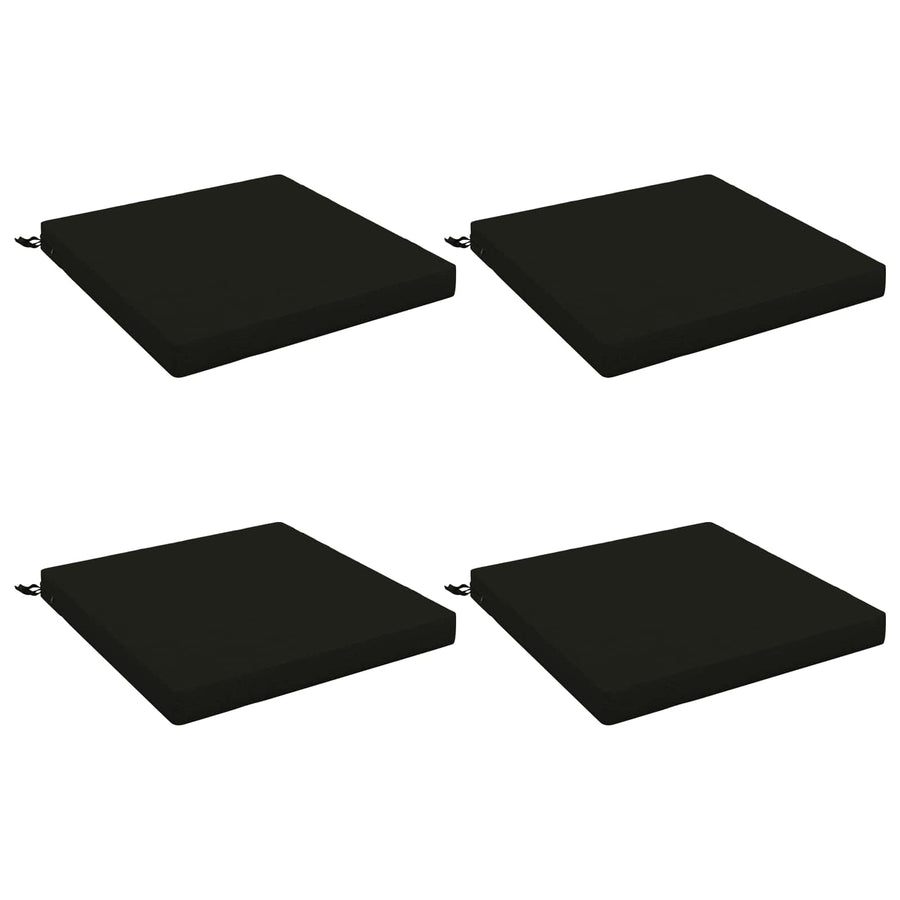 4-Piece Zitkussens SOEST 4 st 100% Polyester Zwart