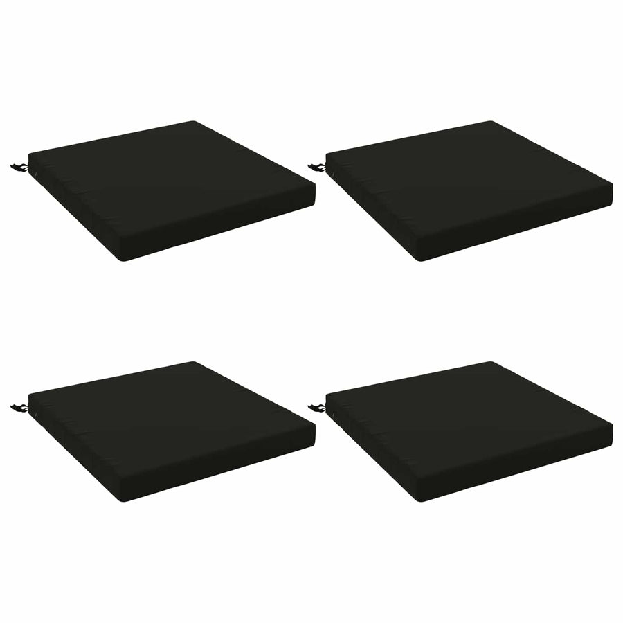 4-Piece Zitkussens SOEST 4 st 100% Polyester Zwart