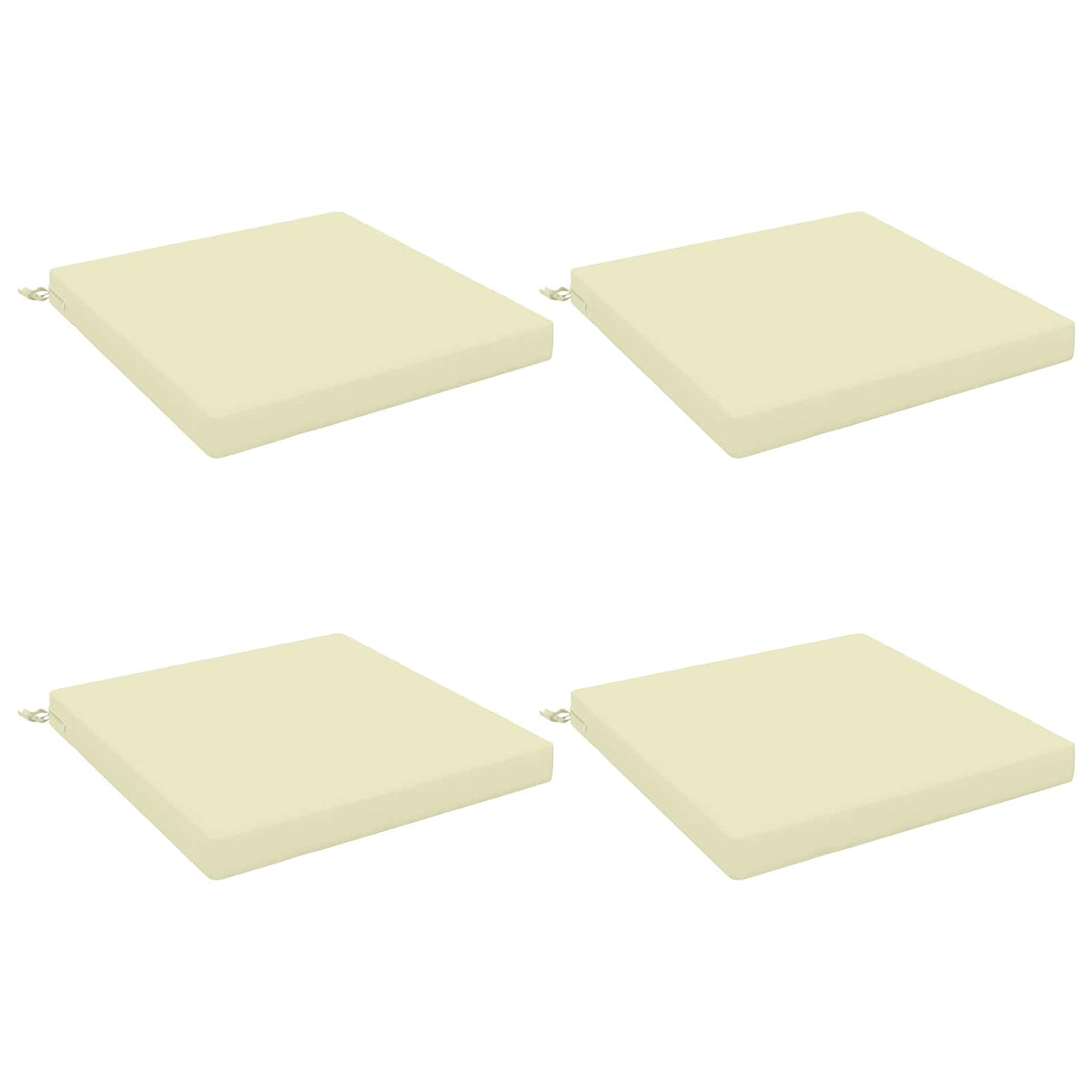 4-Piece Zitkussens SOEST 4 st 100% Polyester Crèmekleurig