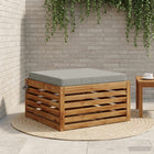 Zitkussen SOEST grijs 80x80x7 cm polyester
