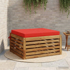 Zitkussen rood 70x70x7 cm polyester