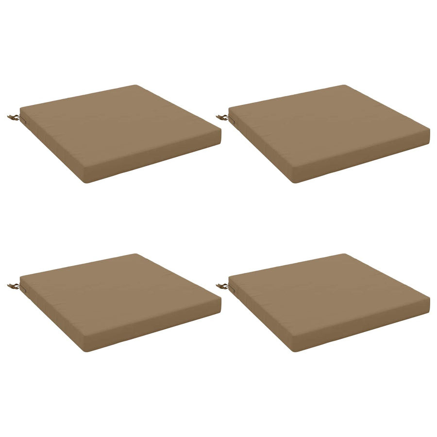 4-Piece Zitkussens SOEST 4 st 100% Polyester Taupe
