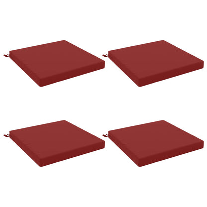 4-Piece Zitkussens SOEST 4 st 100% Polyester Wijnrood