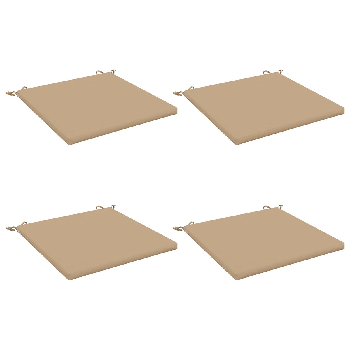 4-Piece Zitkussens SOEST 4 st 100% Polyester Zand
