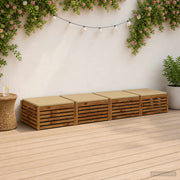 Zitkussens SOEST 4 stuks beige 100% polyester