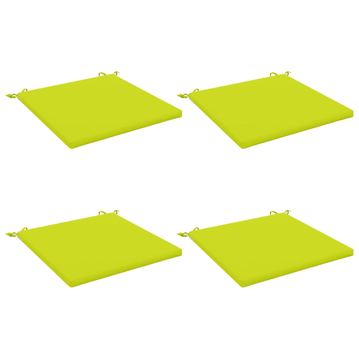 4-Piece Zitkussens SOEST 4 st 100% Polyester Helder groen