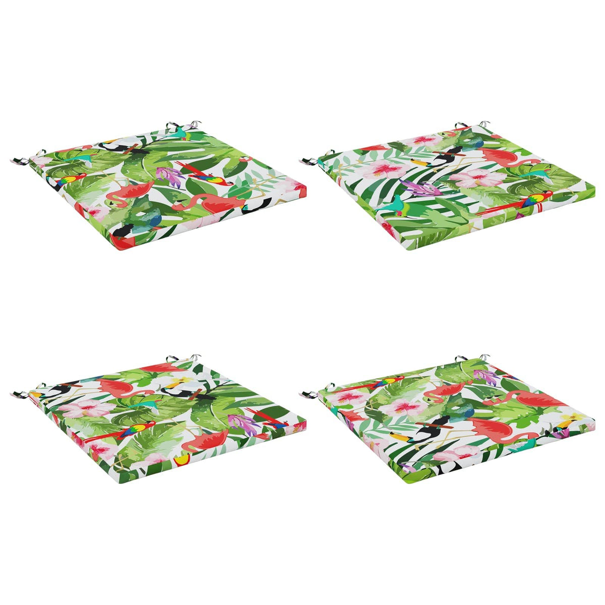 4-Piece Zitkussens SOEST 4 st 100% Polyester Meerkleurig