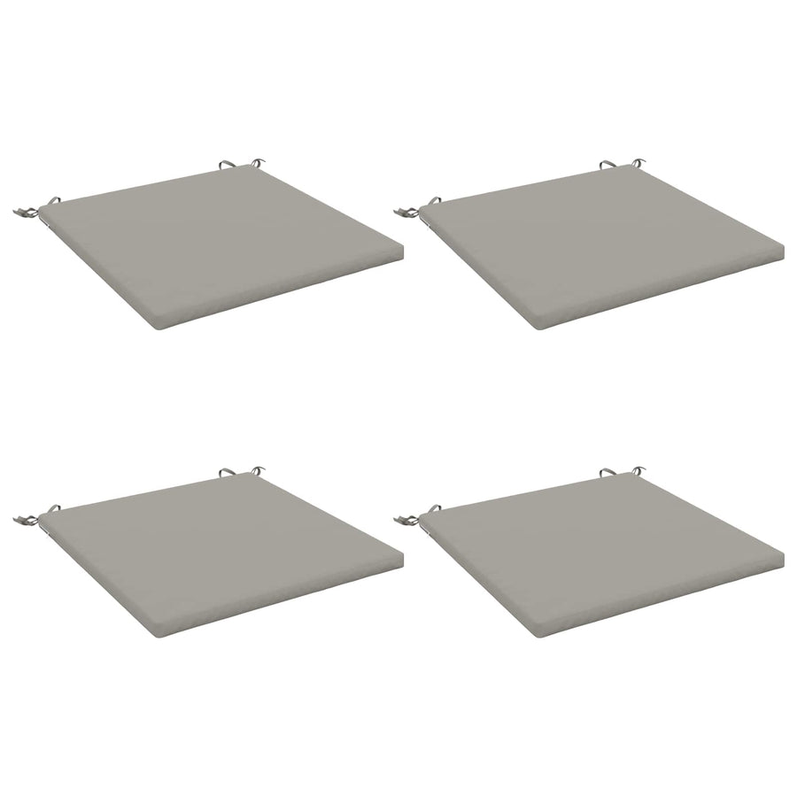 4-Piece Zitkussens SOEST 4 st 100% Polyester Grijs