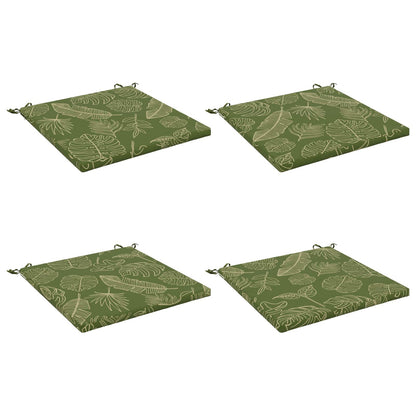 4-Piece Zitkussens SOEST 4 st 100% Polyester Bladontwerp