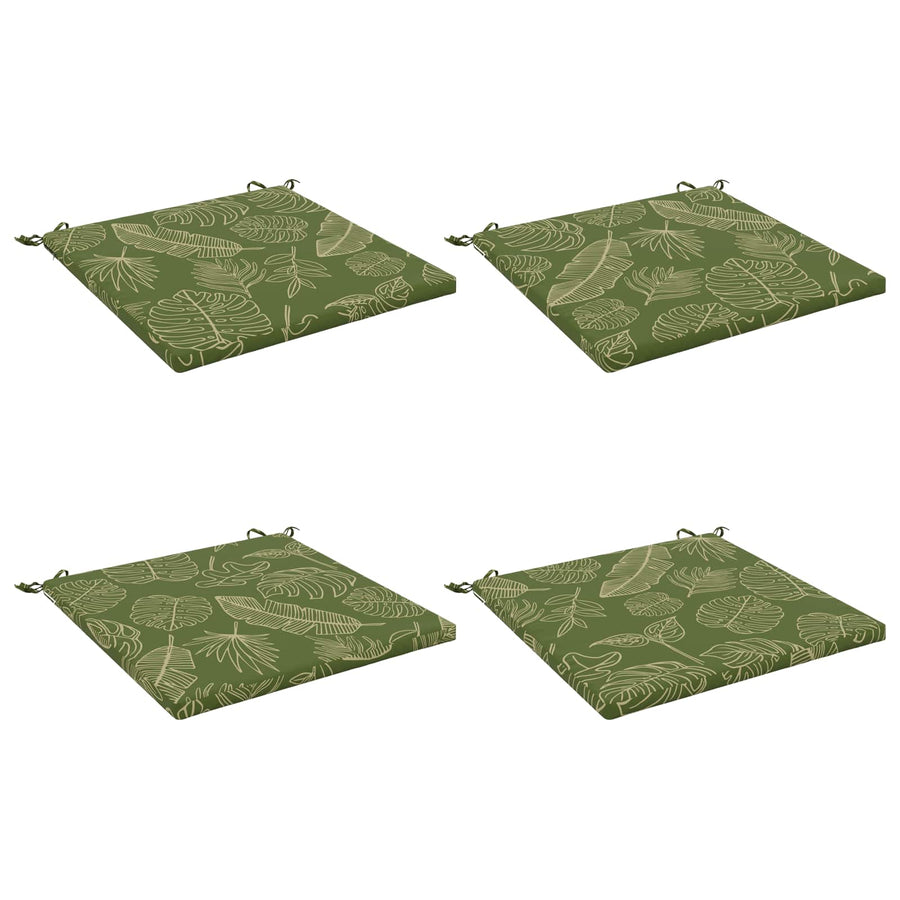 4-Piece Zitkussens SOEST 4 st 100% Polyester Bladontwerp