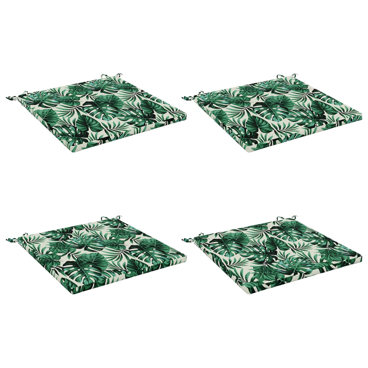 4-Piece Zitkussens SOEST 4 st 100% Polyester Bladpatroon