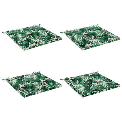 4-Piece Zitkussens SOEST 4 st 100% Polyester Bladpatroon