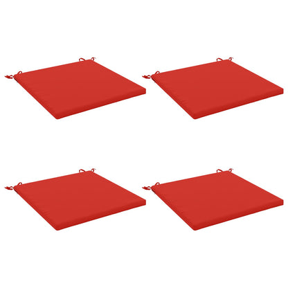 4-Piece Zitkussens SOEST 4 st 100% Polyester Rood