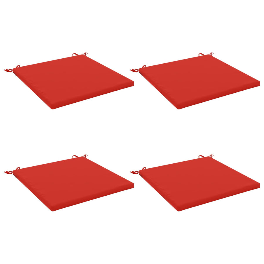 4-Piece Zitkussens SOEST 4 st 100% Polyester Rood