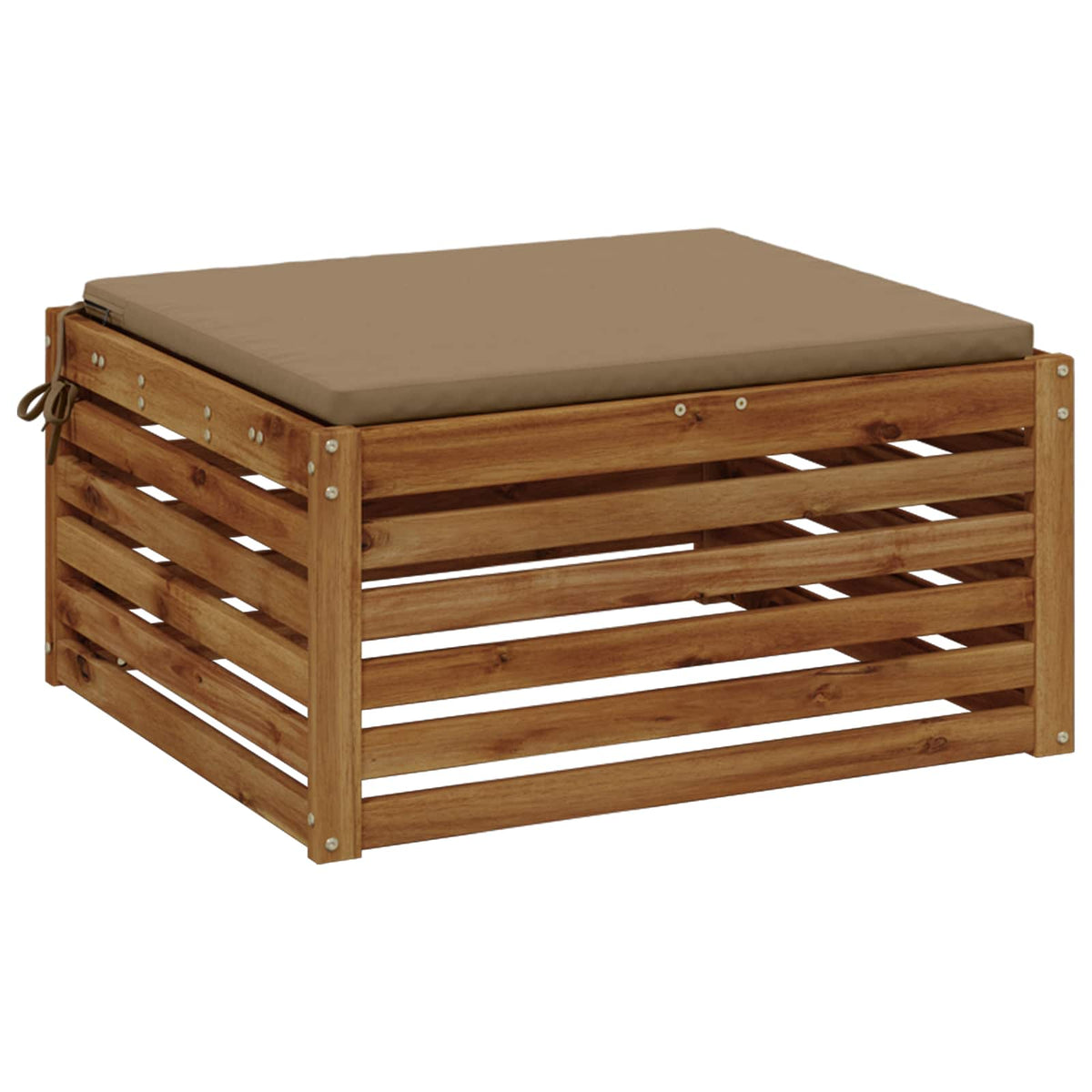 1-Piece Zitkussen SOEST 100% Polyester Taupe 70 x 70 x 3 cm