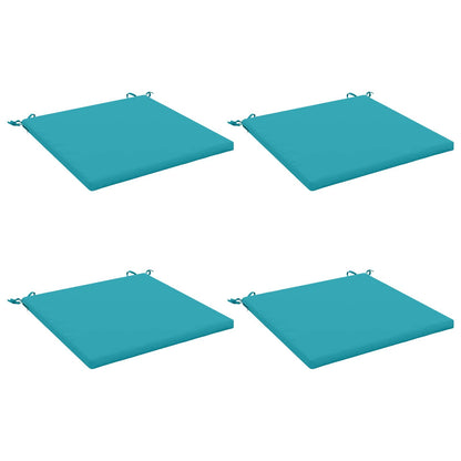 4-Piece Zitkussens SOEST 4 st 100% Polyester Turquoise