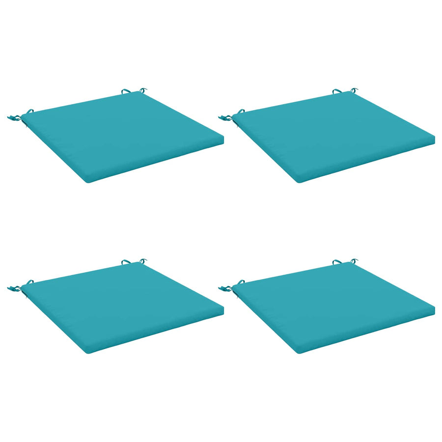 4-Piece Zitkussens SOEST 4 st 100% Polyester Turquoise