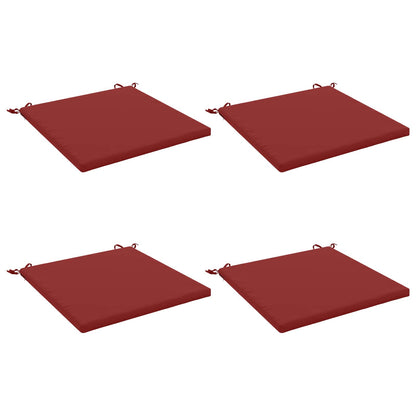 4-Piece Zitkussens SOEST 4 st 100% Polyester Wijnrood