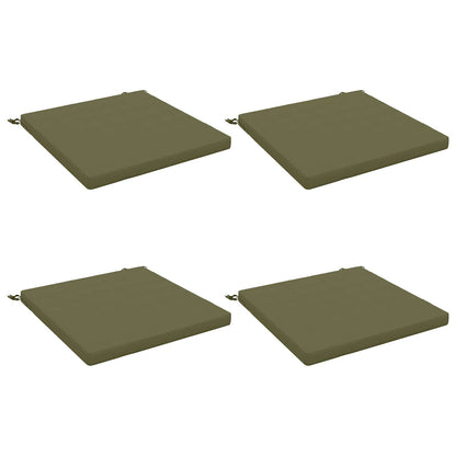 4-Piece Zitkussens SOEST 4 st 100% Polyester Olijfgroen