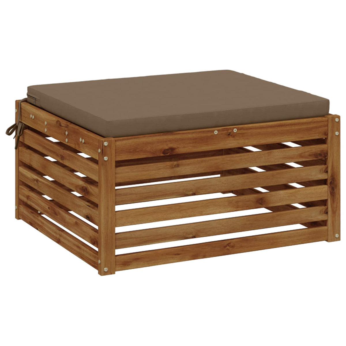 1-Piece Zitkussen SOEST 100% Polyester Taupe 70 x 70 x 5 cm