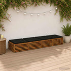 Zitkussens 4 stuks zwart 100% polyester