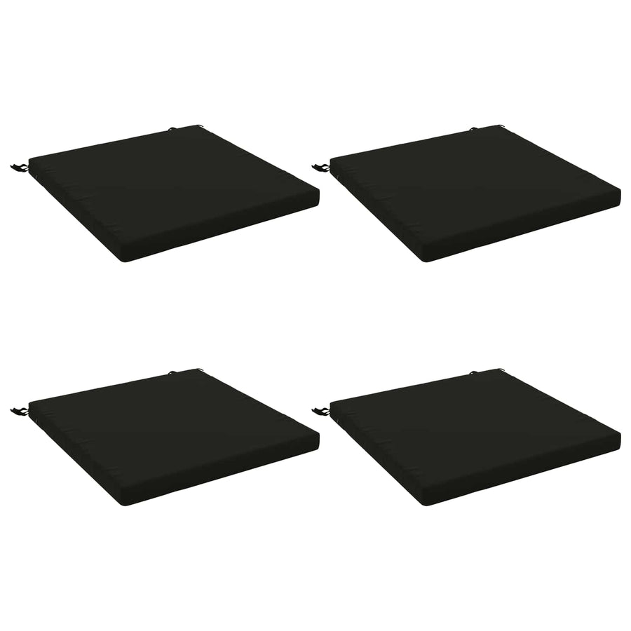 4-Piece Zitkussens SOEST 4 st 100% Polyester Zwart