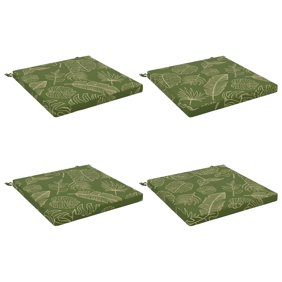 4-Piece Zitkussens SOEST 4 st 100% Polyester Bladontwerp