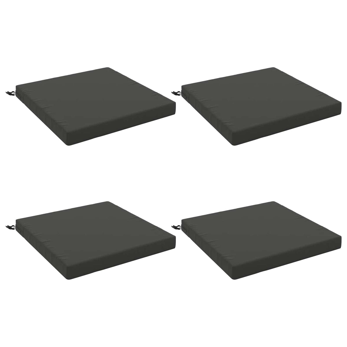 4-Piece Zitkussens SOEST 4 st 100% Polyester Antraciet
