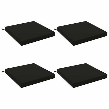 4-Piece Zitkussens SOEST 4 st 100% Polyester Zwart