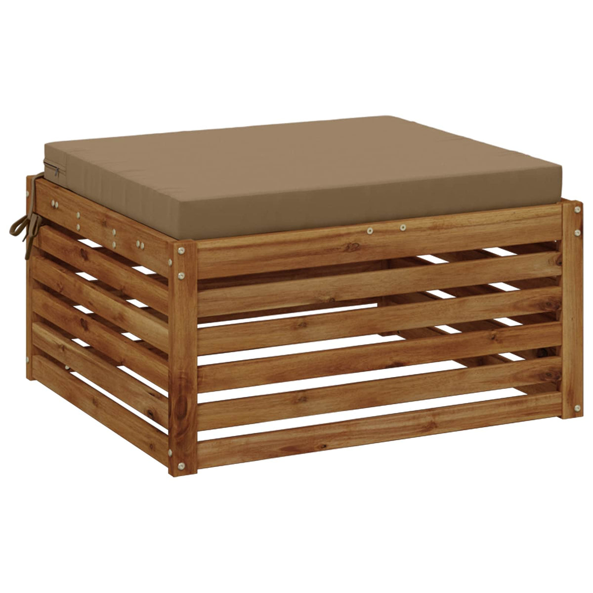 1-Piece Zitkussen SOEST 100% Polyester Taupe 70 x 70 x 7 cm