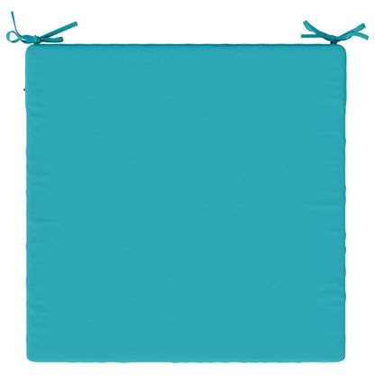 1-Piece Zitkussen SOEST 100% Polyester Turquoise 70 x 70 x 7 cm