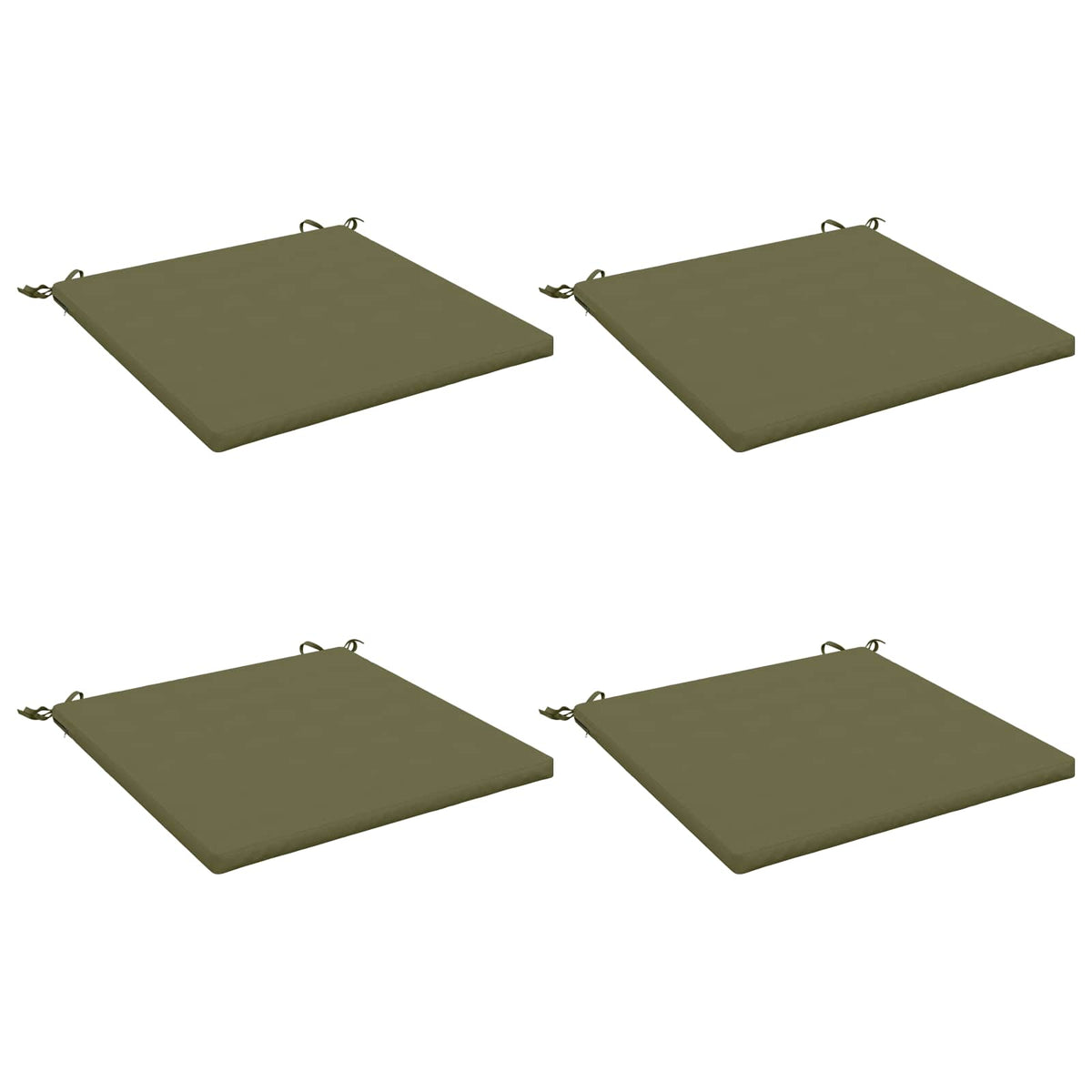 4-Piece Zitkussens SOEST 4 st 100% Polyester Olijfgroen