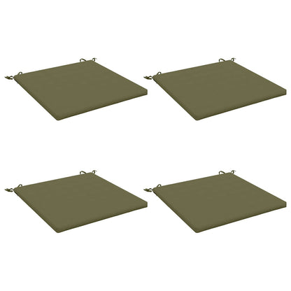 4-Piece Zitkussens SOEST 4 st 100% Polyester Olijfgroen